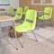 Emma and Oliver Ergonomic Shell Student Stack Chair - Classroom Chair / Office Guest Chair